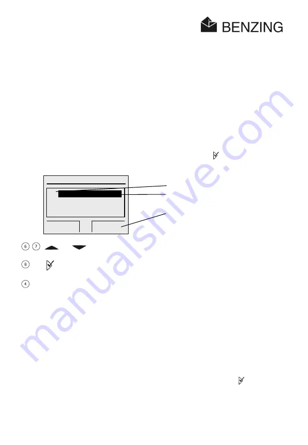 BENZING M1 Manual Download Page 60