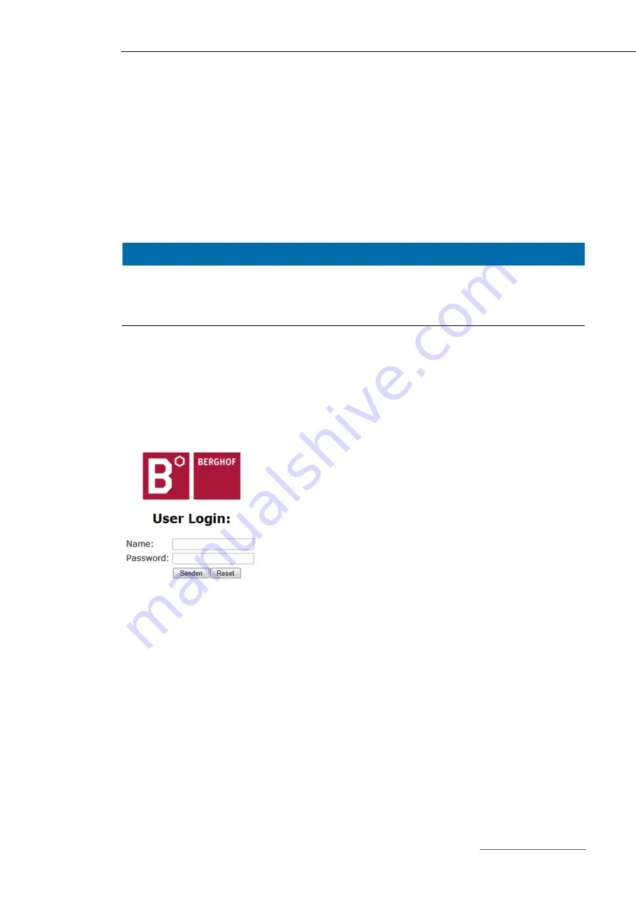 BERGHOF B-PRIMIS DC-PRIME DC2110W X CM User Handbook Manual Download Page 50