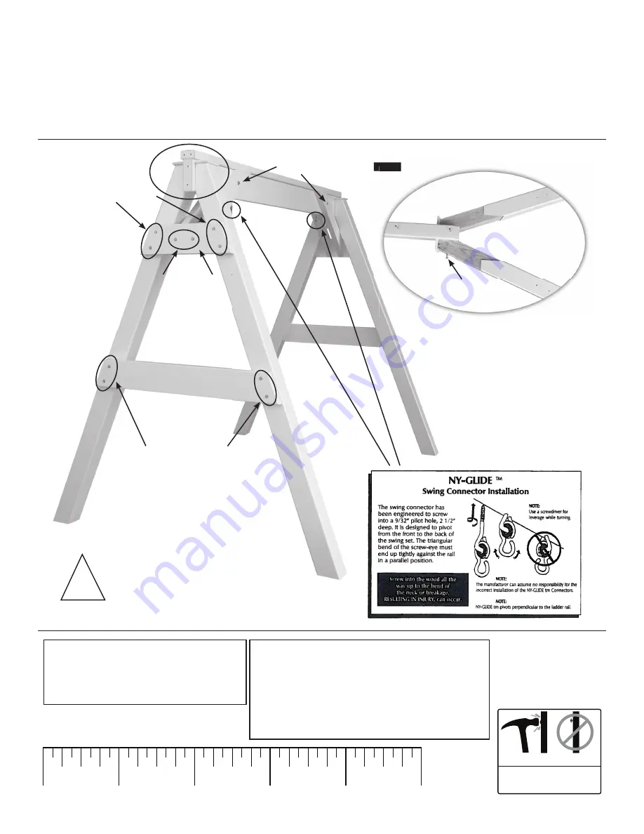 Berlin Gardens Vinyl A-Frame Assembly Directions Download Page 1