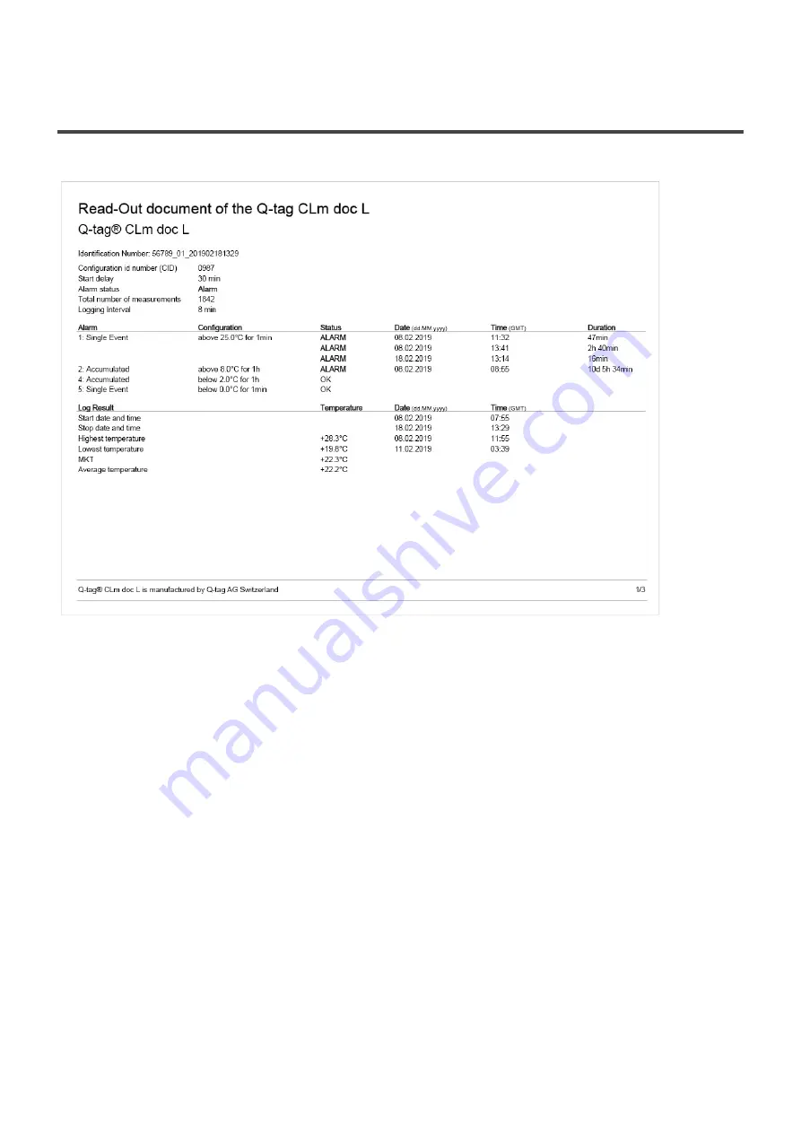 berlinger Q-tag CLm doc User Manual Download Page 31