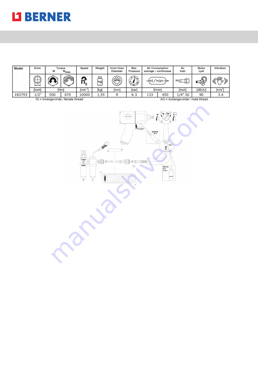 Berner 183793 Instruction Manual Download Page 23