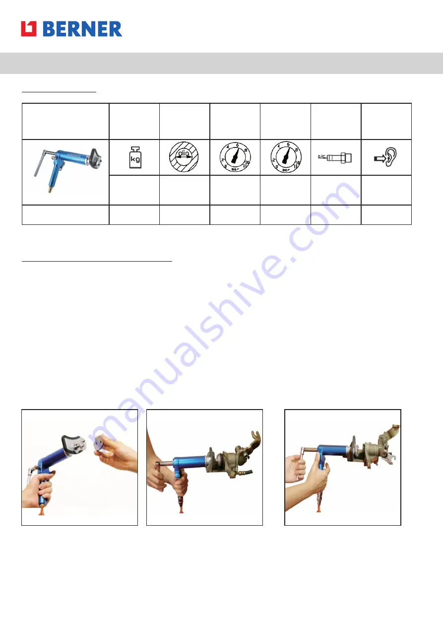 Berner 413159 Instruction Manual Download Page 4