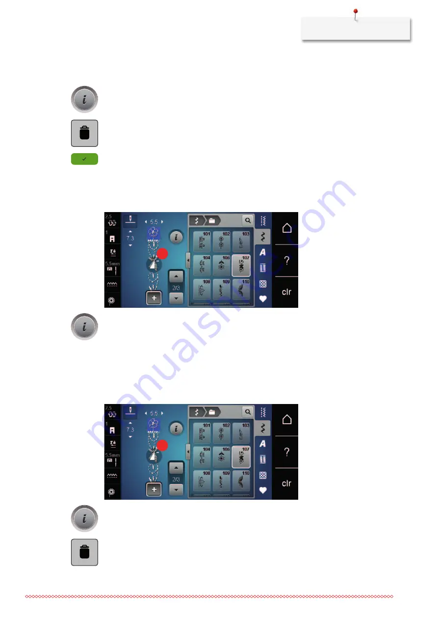 Bernina 475 QE User Manual Download Page 61