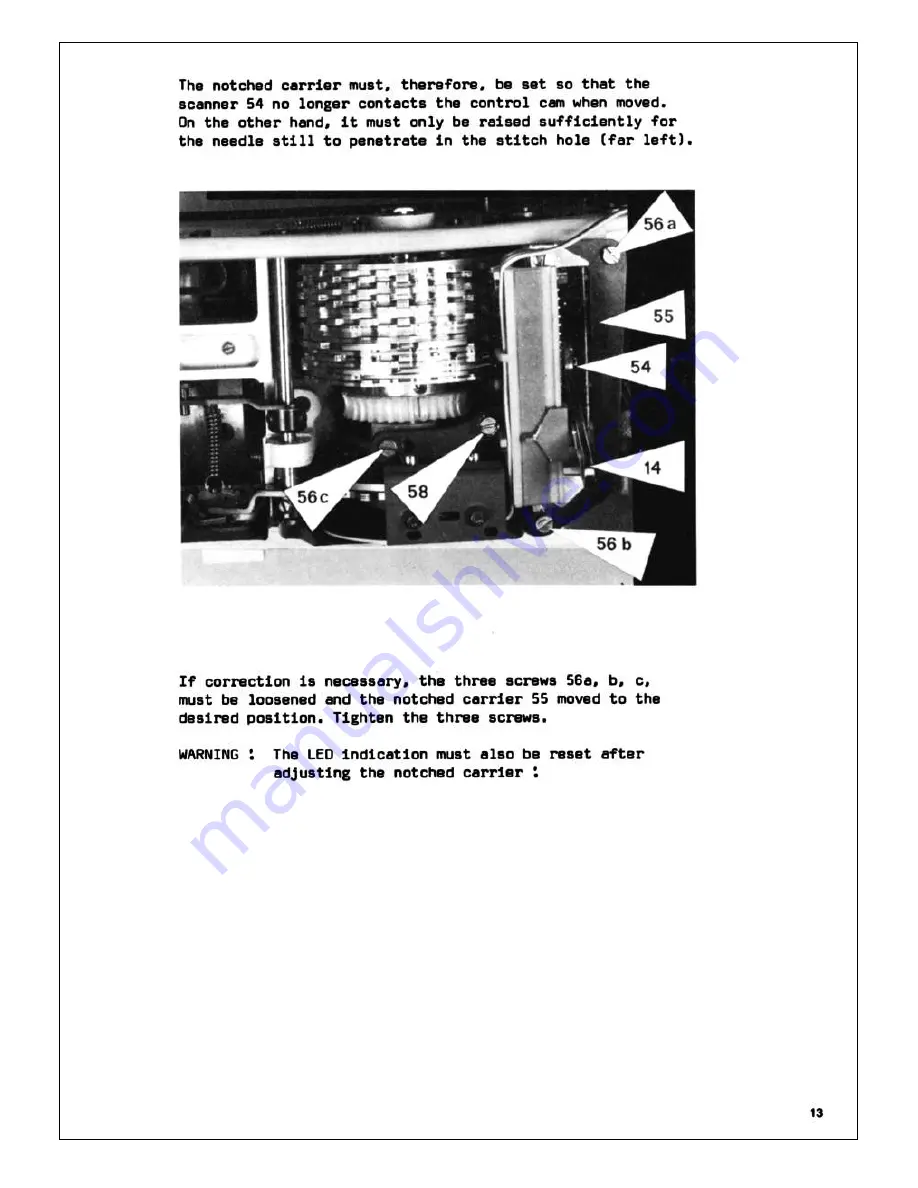 Bernina Record 930 Electronic Service Manual Download Page 14