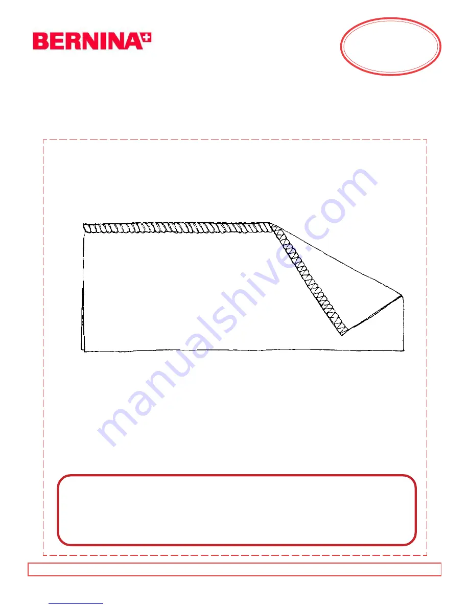 Bernina Serger Owner'S Workbook Download Page 67