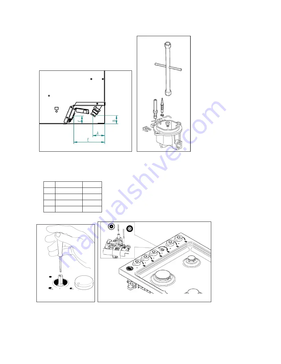 Bertazzoni B3H0..Q7X2D Type A Installation, Service And User Instructions Manual Download Page 21