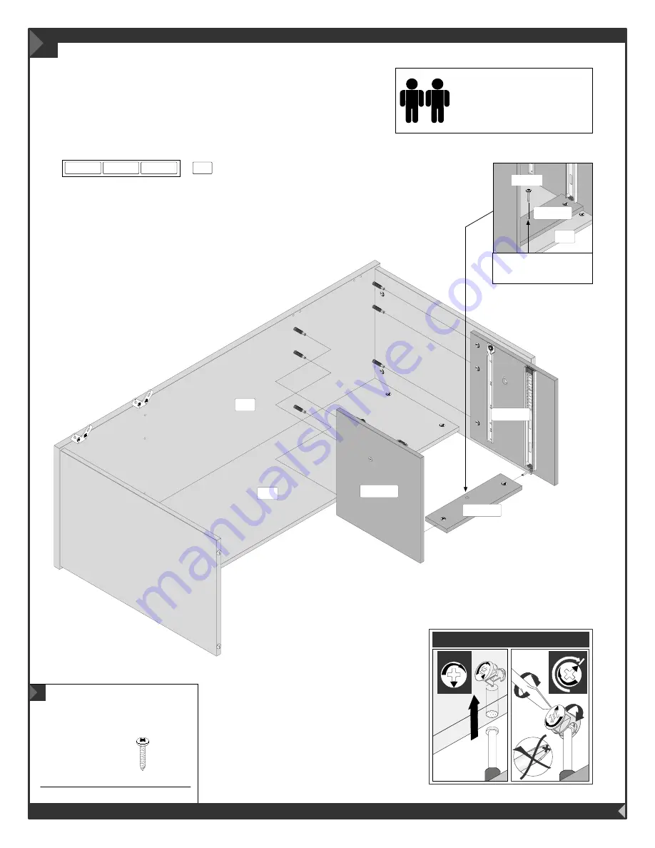 Bestar 92420-2163-2263 Left Assembly Instructions Download Page 9