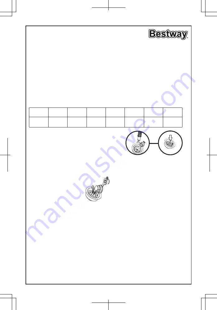 Bestway 67000 Owner'S Manual Download Page 17