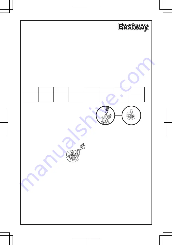 Bestway 67000 Owner'S Manual Download Page 18