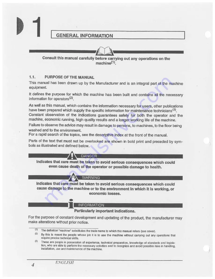 BETCO AS28 Operator'S Manual Download Page 6