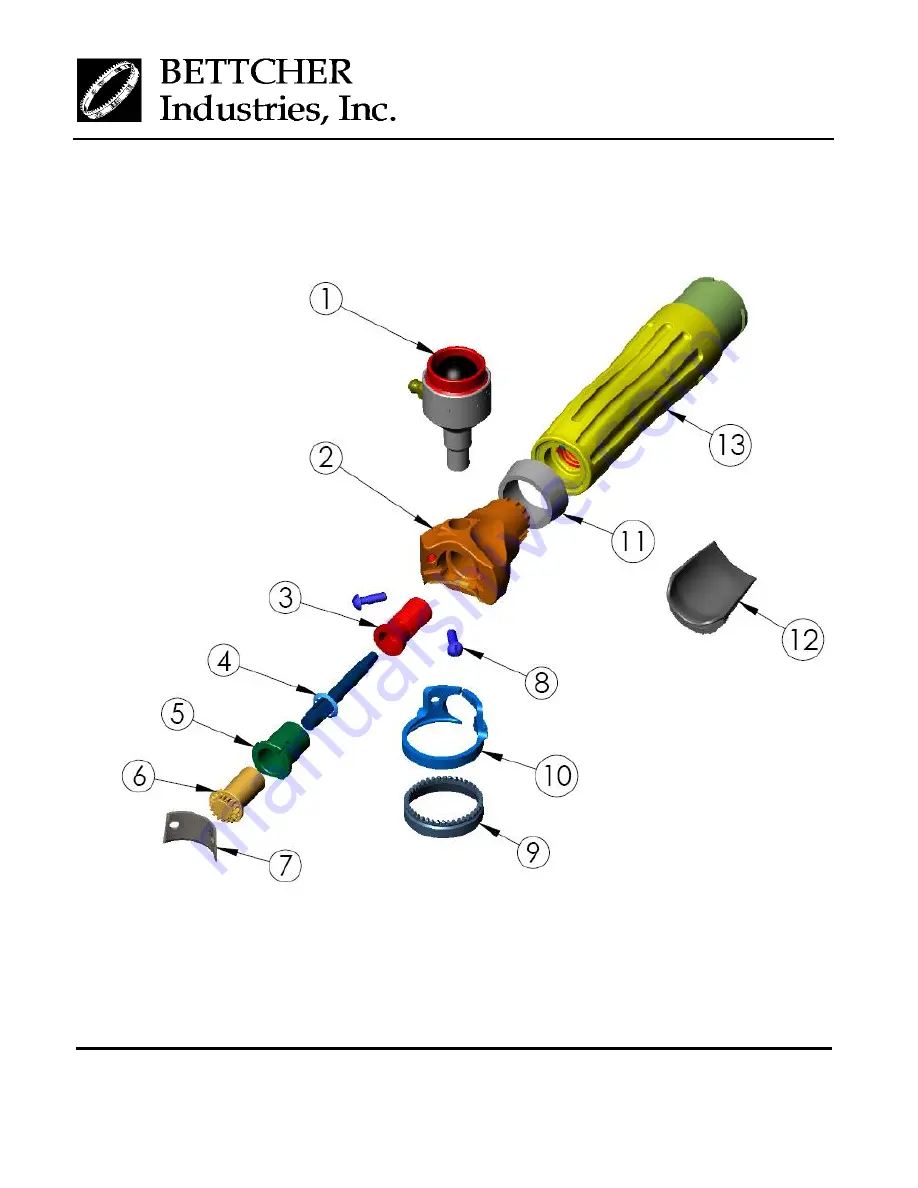 BETTCHER INDUSTRIES Whizard AirMax MACH 3 Operating Instructions & Parts List Manual Download Page 124