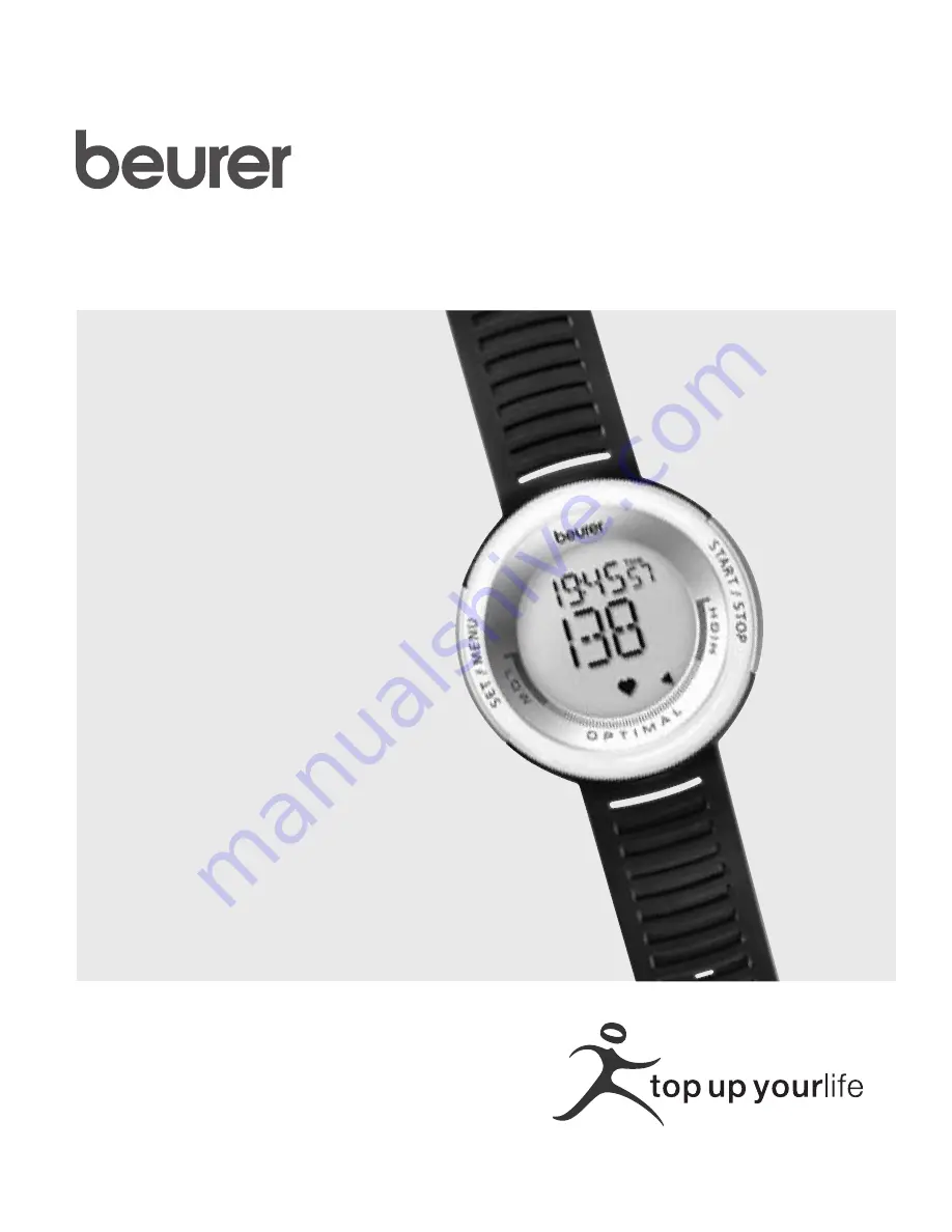 Beurer PM 58 Operating Instructions Manual Download Page 1