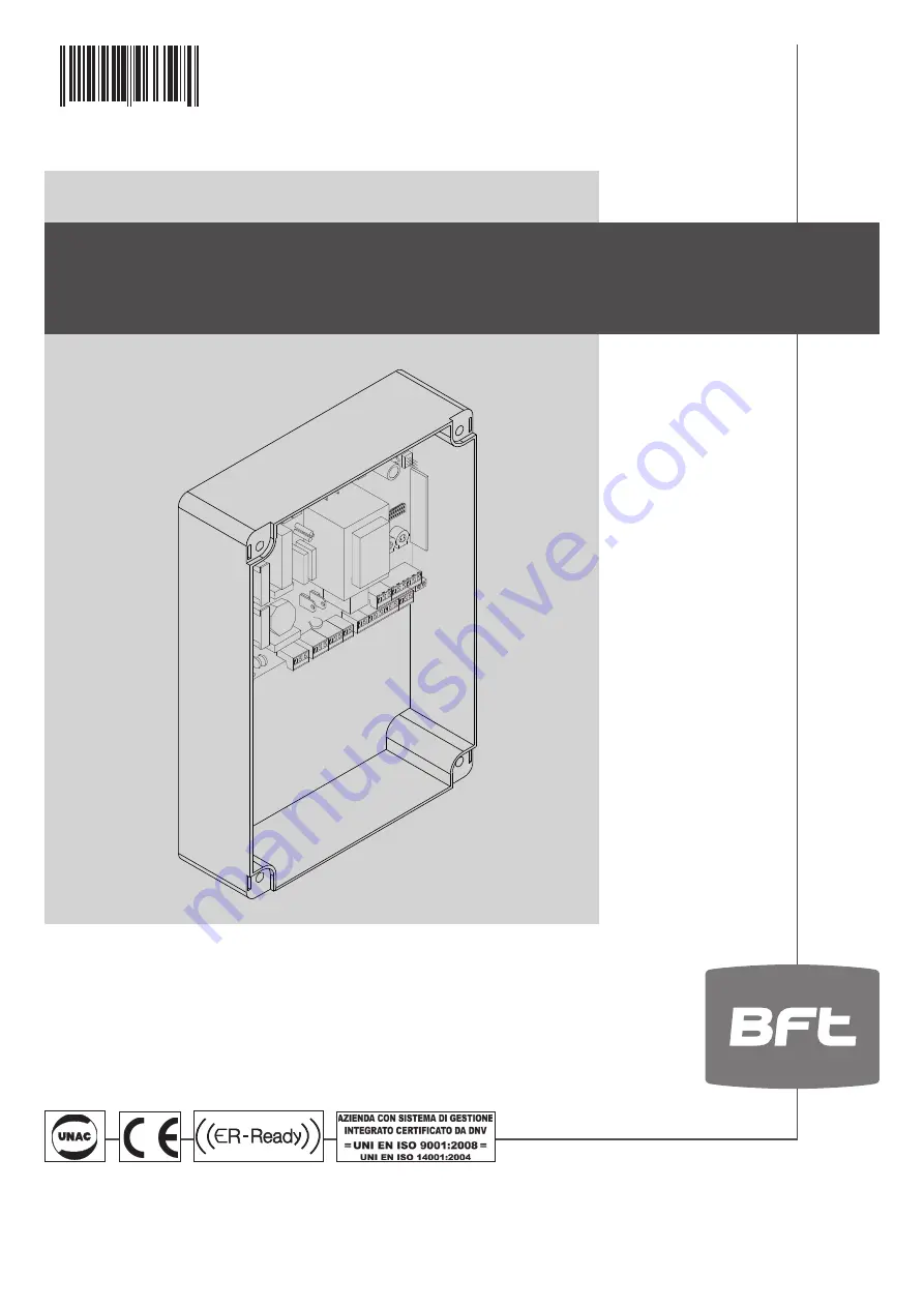 BFT ALENA ACL2 Скачать руководство пользователя страница 1