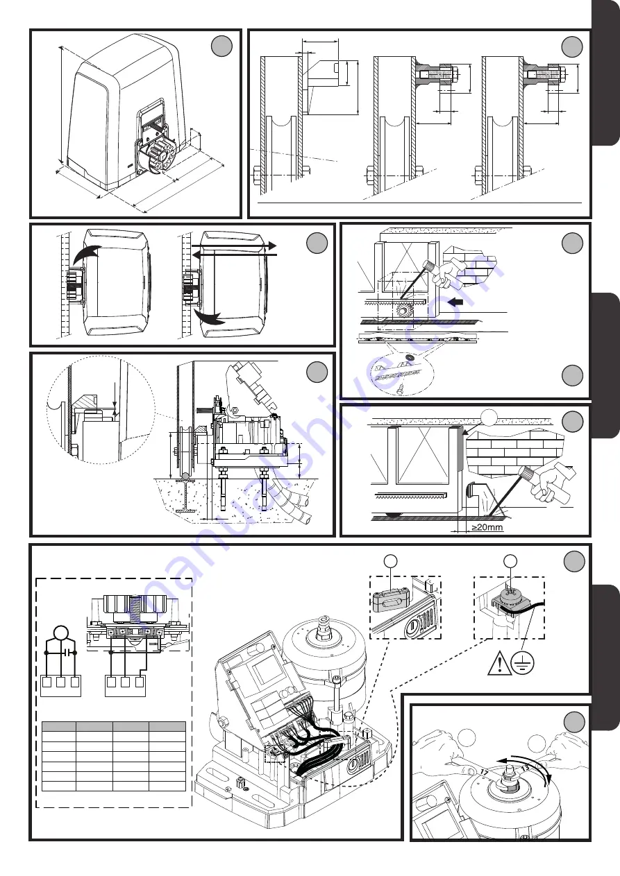 BFT DEIMOS AC A 800 Installation And User Manual Download Page 3