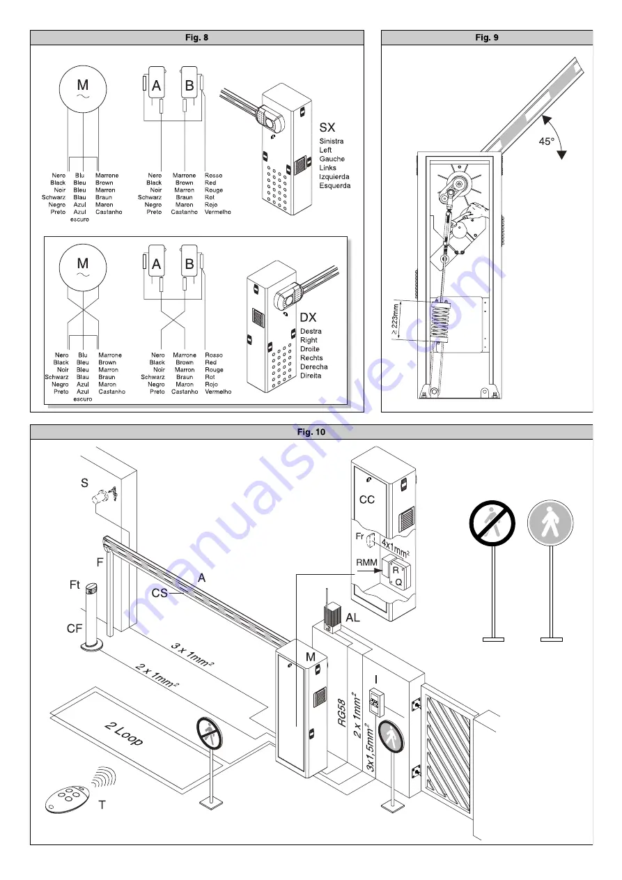 BFT MOOVI 30 RMM Installation And User Manual Download Page 59