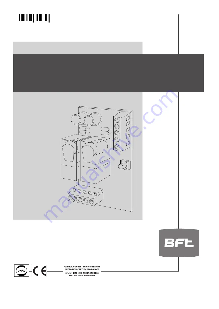 BFT TLB Скачать руководство пользователя страница 1