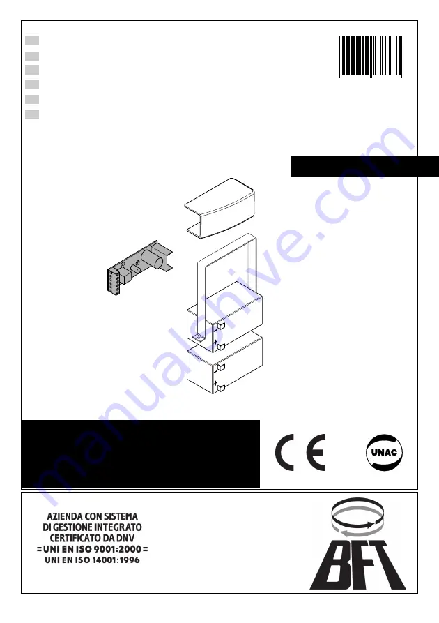 BFT VIRGO BAT Installation And User Manual Download Page 1