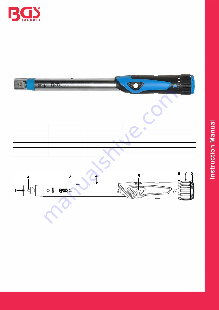 BGS technic 2809 Manual Download Page 3