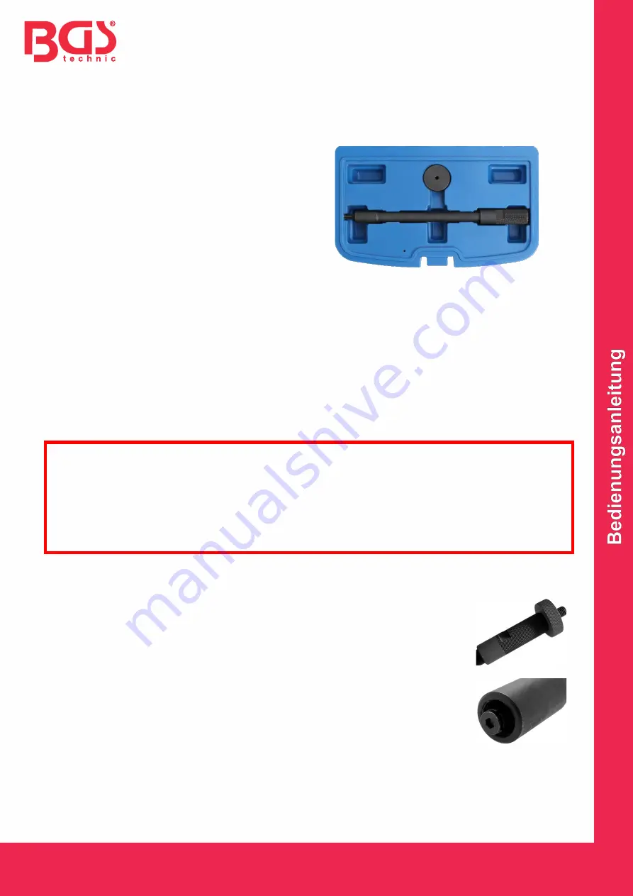 BGS technic 62630 Instruction Manual Download Page 1