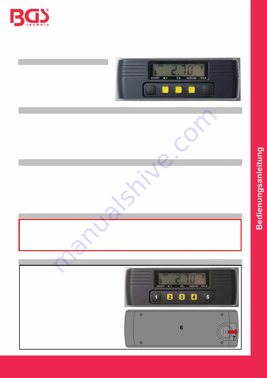 BGS technic 9330 Скачать руководство пользователя страница 1