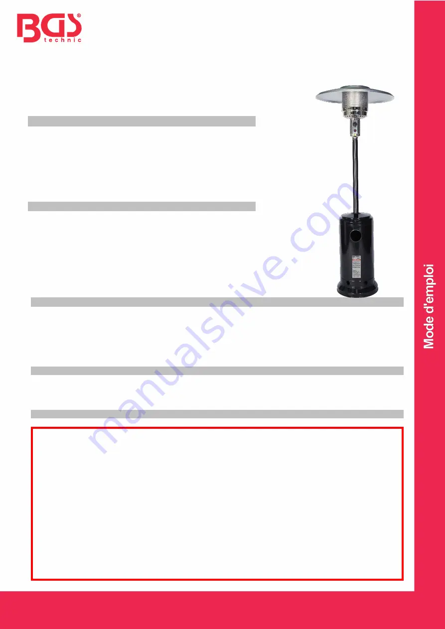 BGS technic BGS 3705 Manual Download Page 23