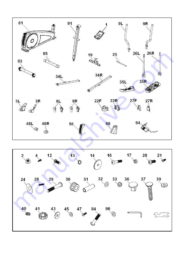 BH FITNESS G2354 Instructions For Assembly And Use Download Page 2