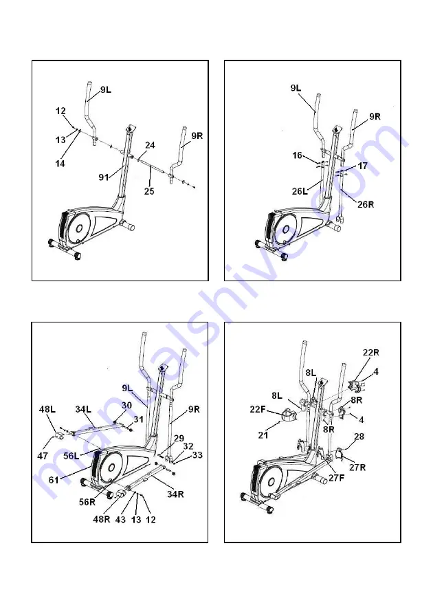 BH FITNESS G2354 Instructions For Assembly And Use Download Page 4