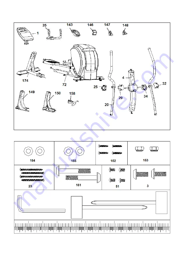 BH FITNESS G2487i Instructions For Assembly And Use Download Page 2