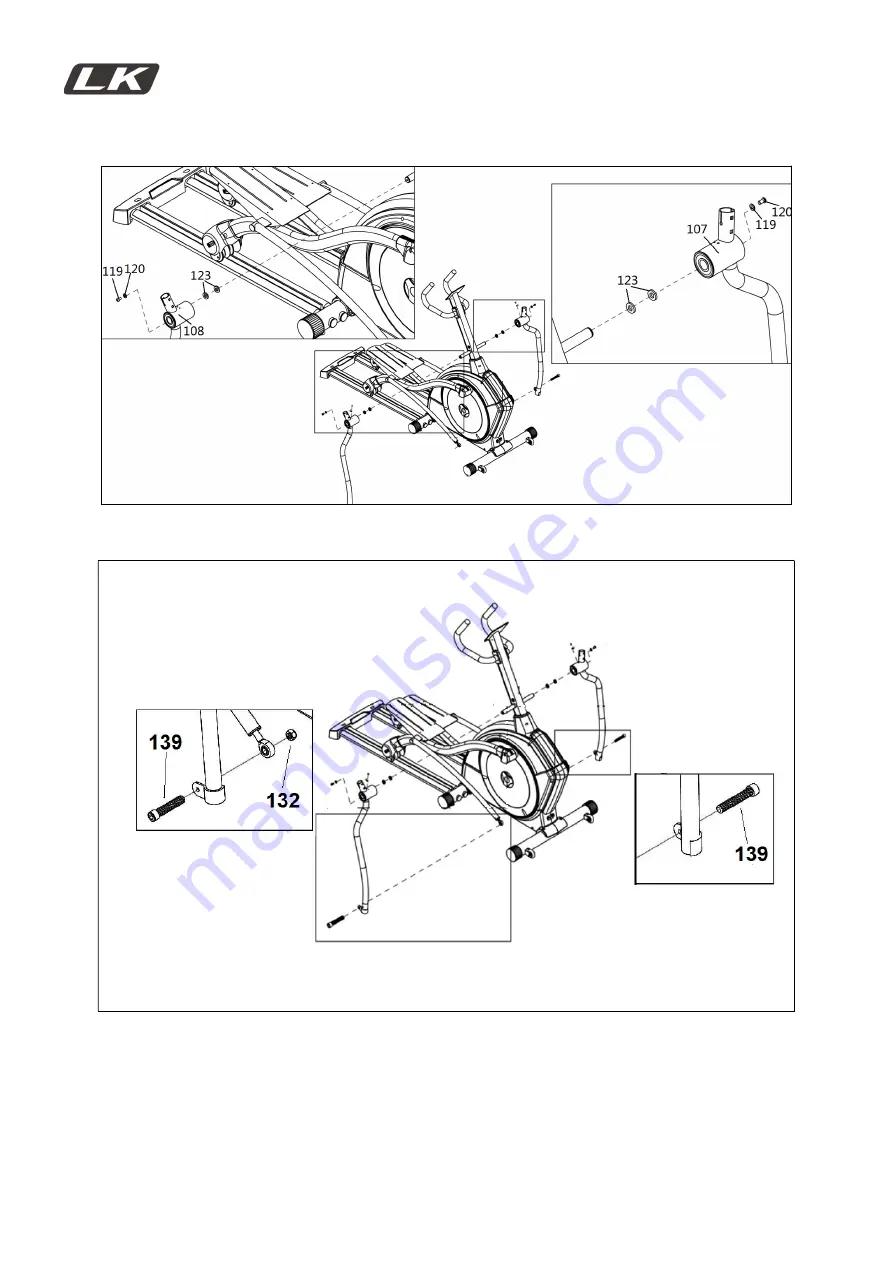 BH FITNESS LK G815RBM Instructions For Assembly And Use Download Page 4