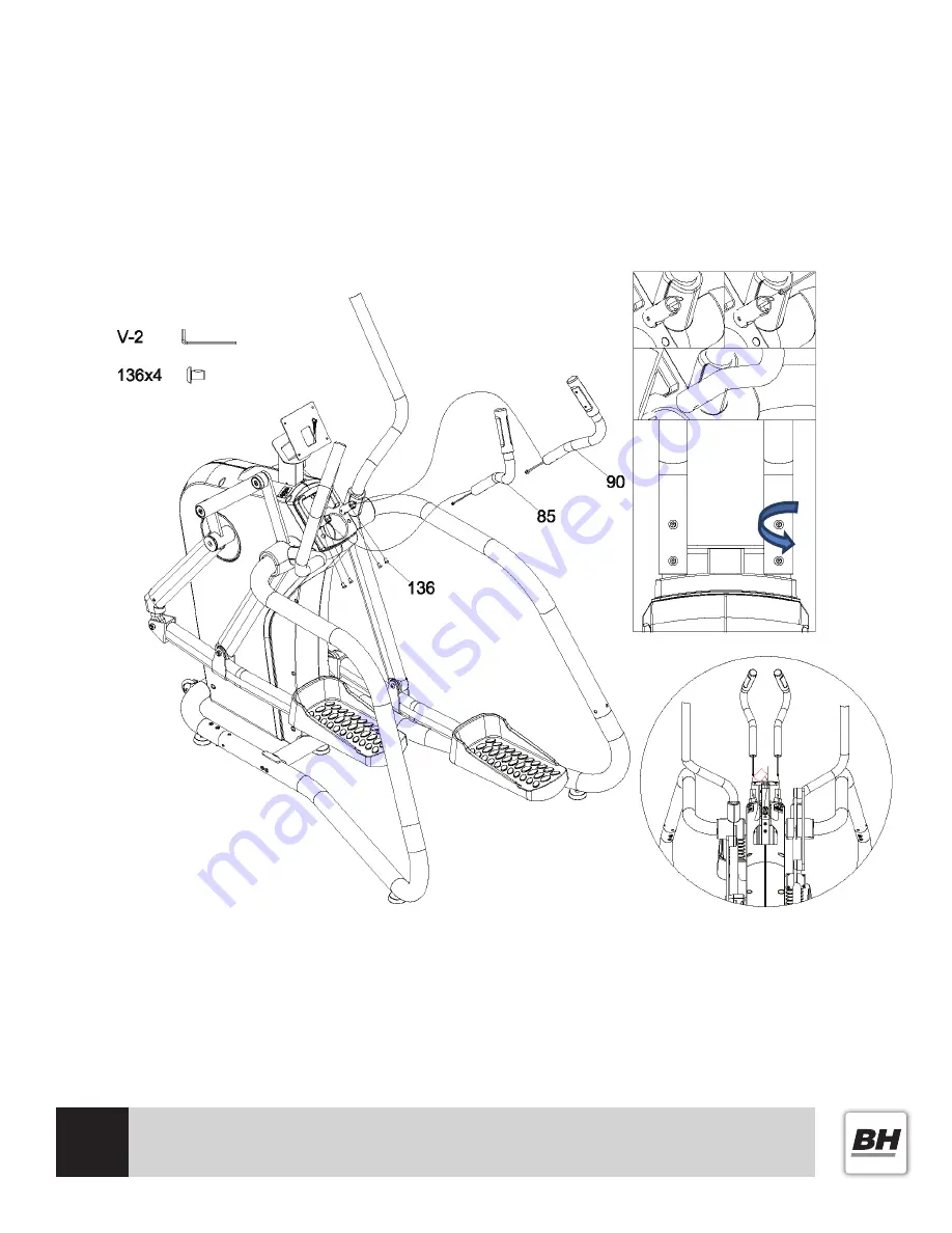 BH FITNESS LK700X CORE Owner'S Manual Download Page 58