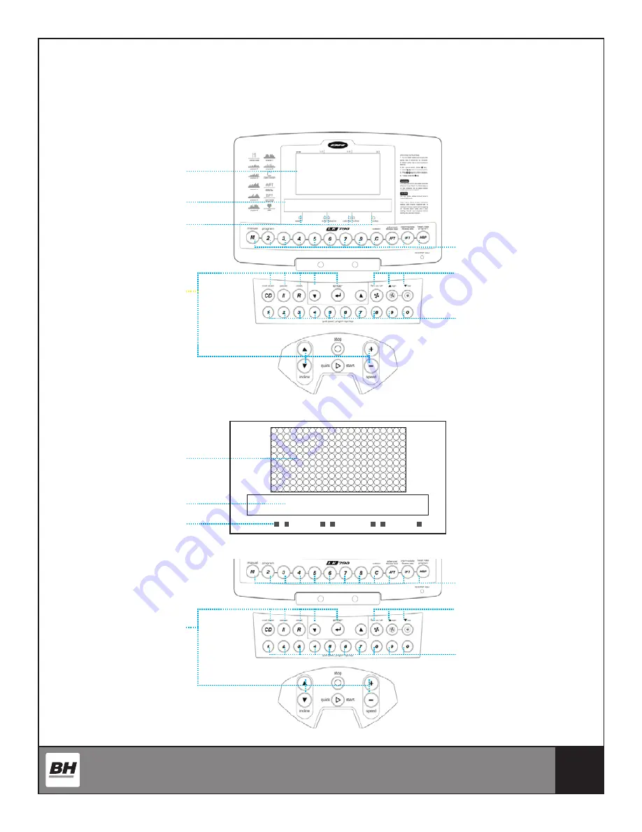 BH FITNESS LK790 Owner'S Manual Download Page 23