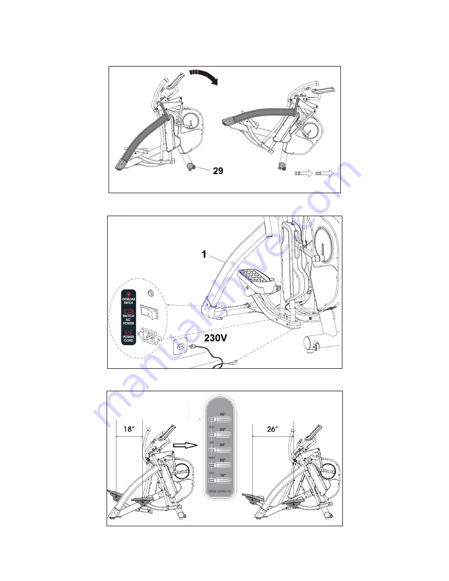 BH FITNESS LK8250 Instructions For Assembly And Use Download Page 7