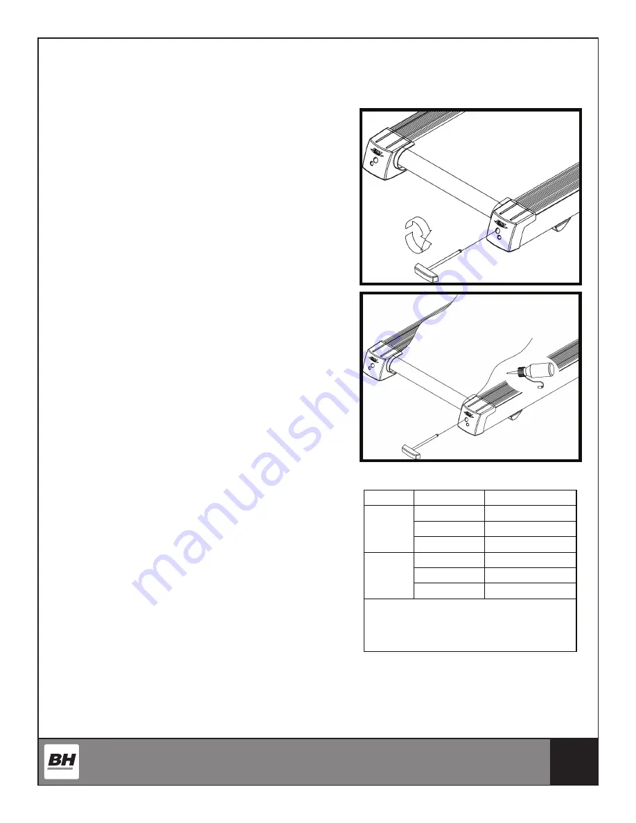 BH FITNESS S3TiB Owner'S Manual Download Page 55