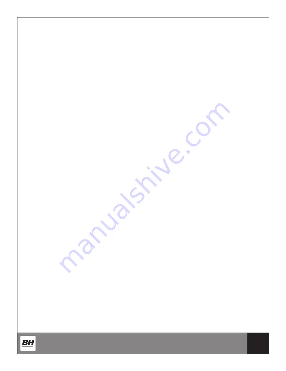 BH FITNESS S5Xi Owner'S Manual Download Page 3