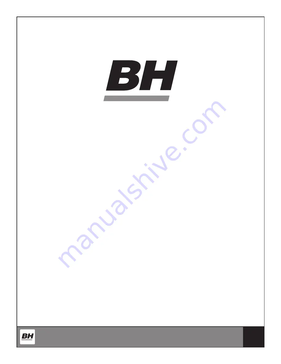 BH FITNESS S5Xi Owner'S Manual Download Page 43