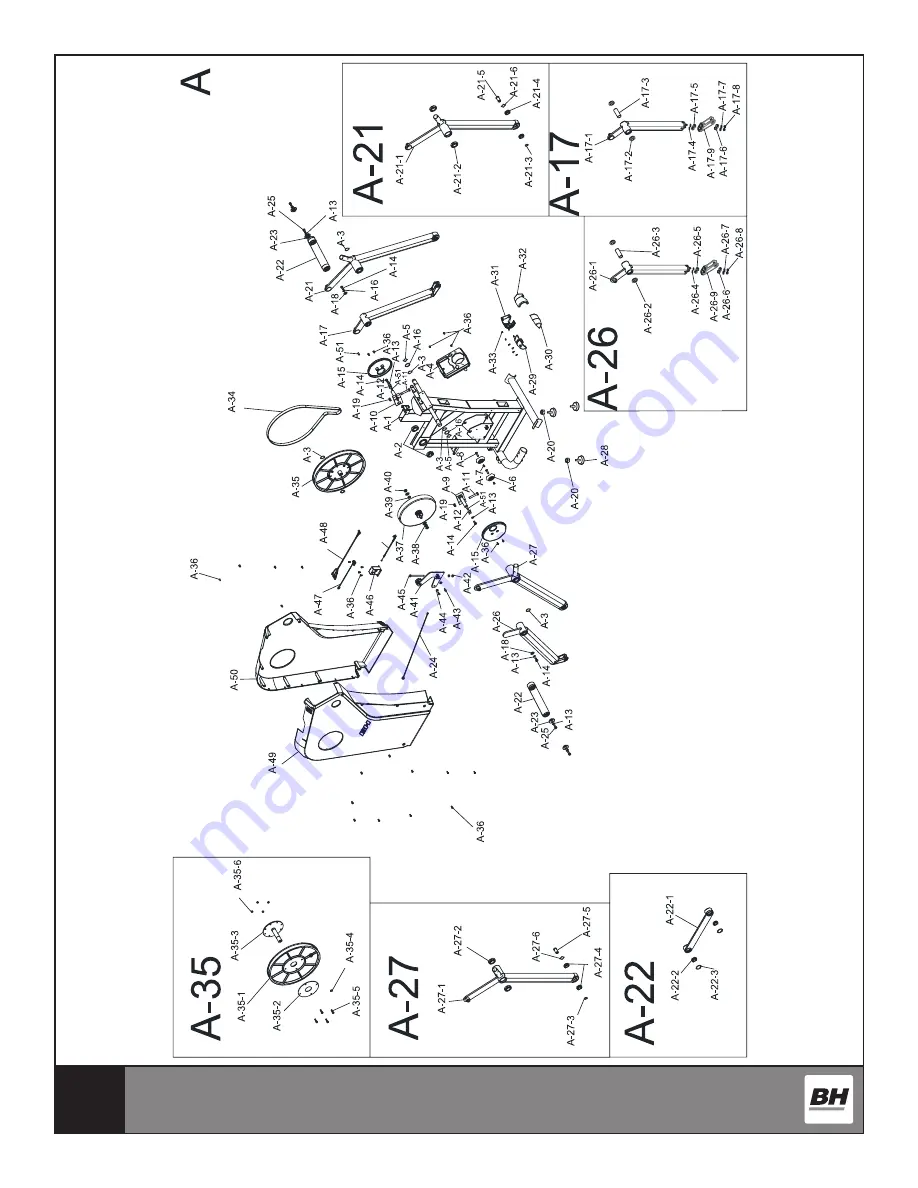 BH FITNESS S5Xi Owner'S Manual Download Page 78