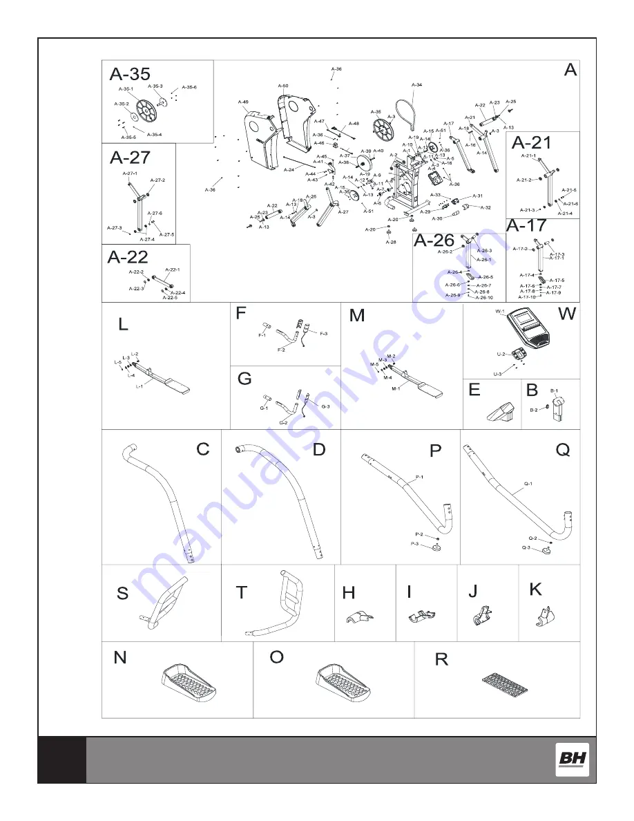 BH FITNESS S5XiB Owner'S Manual Download Page 66