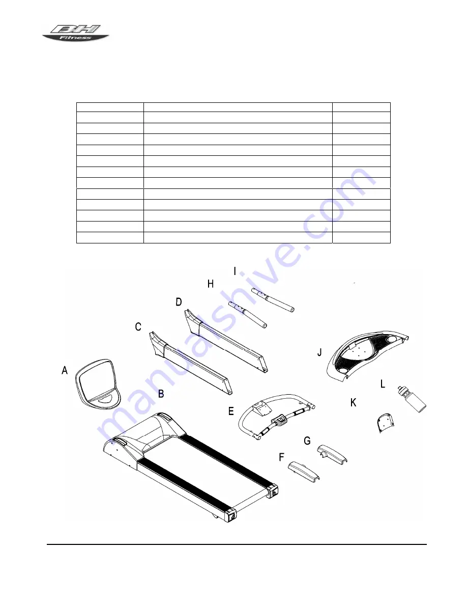 BH FITNESS T4 Owner'S Manual Download Page 11