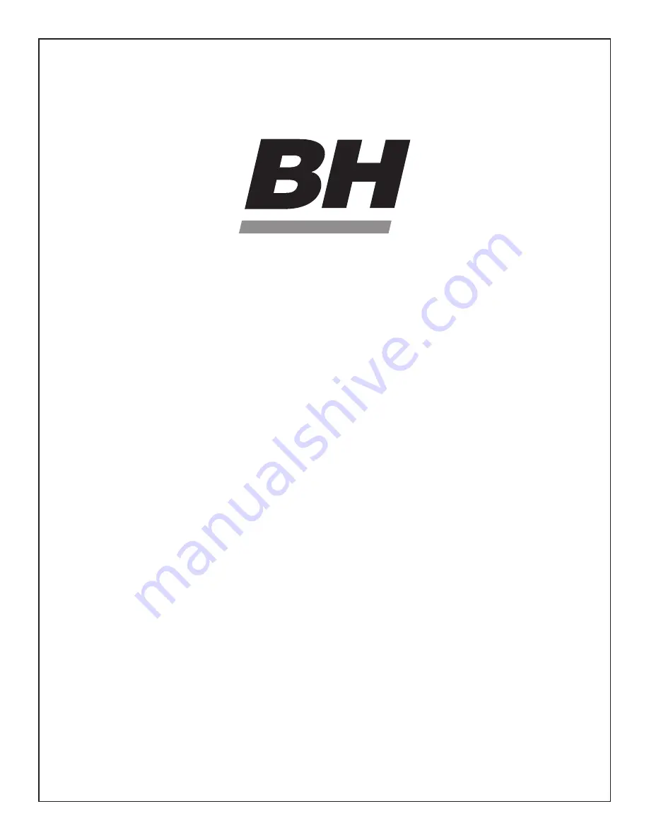 BH LK700RW Owner'S Manual Download Page 2