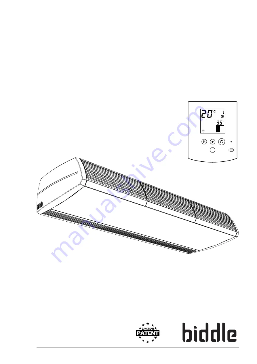 Biddle CA M-150-W-F User'S And Installer'S Manual Download Page 1