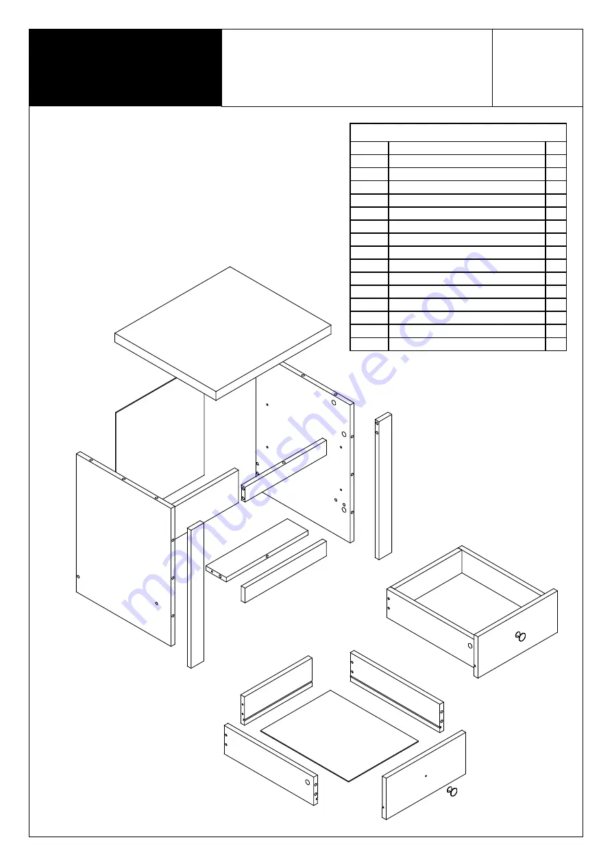 BIG FURNITURE WAREHOUSE Dorset KY004 Скачать руководство пользователя страница 3