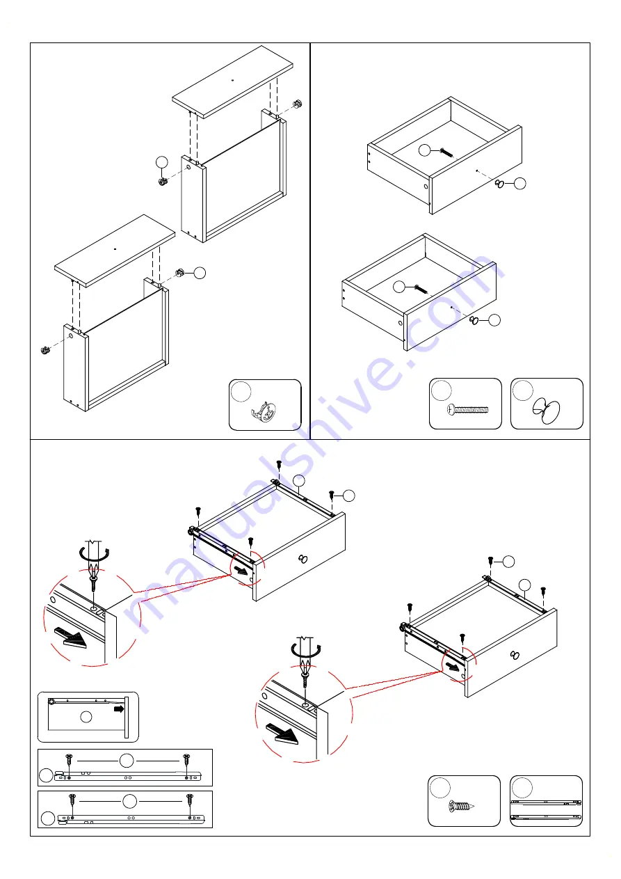 BIG FURNITURE WAREHOUSE Dorset KY011 Assembly Instruction Manual Download Page 13