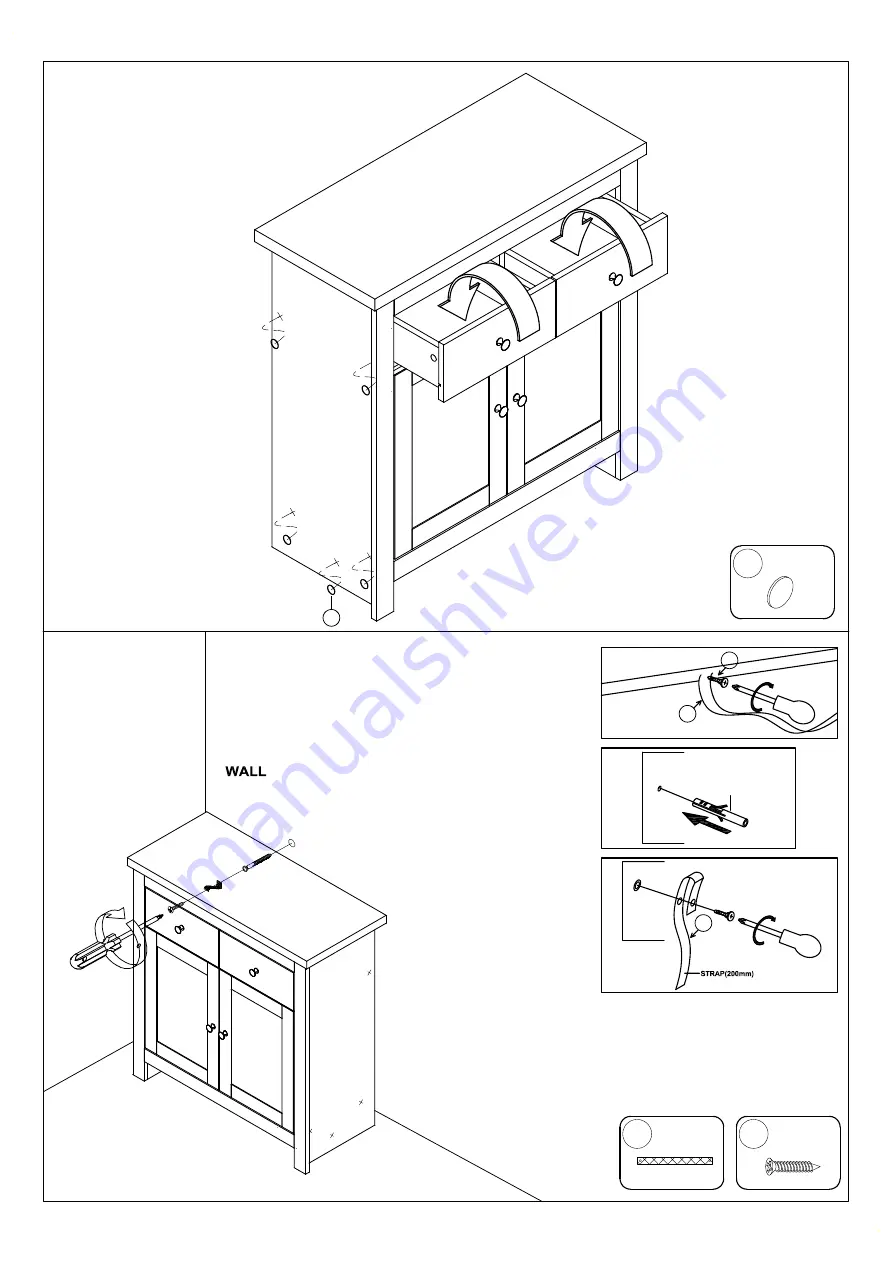 BIG FURNITURE WAREHOUSE Dorset KY011 Assembly Instruction Manual Download Page 14