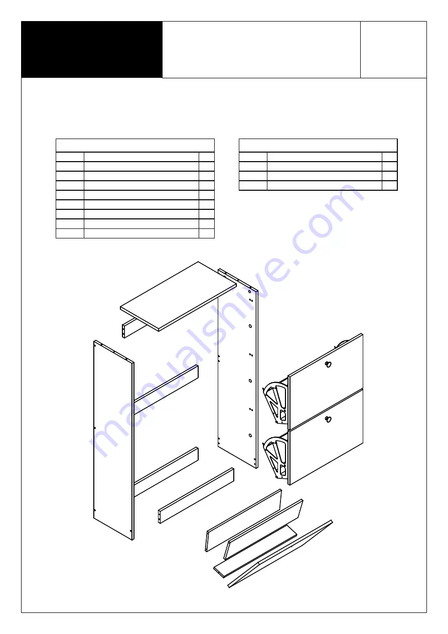 BIG FURNITURE WAREHOUSE Dorset KY027 Assembly Instruction Manual Download Page 3