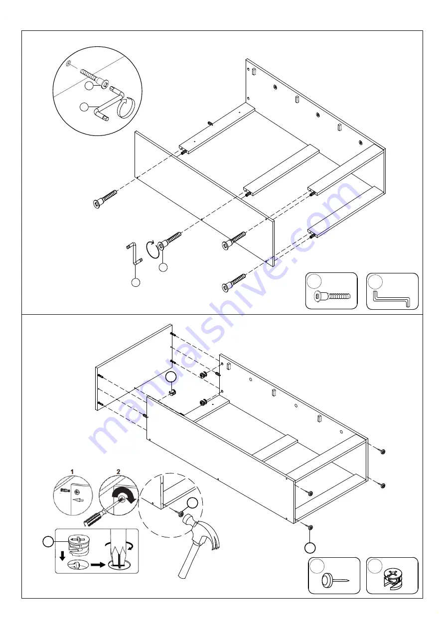 BIG FURNITURE WAREHOUSE Dorset KY027 Assembly Instruction Manual Download Page 7