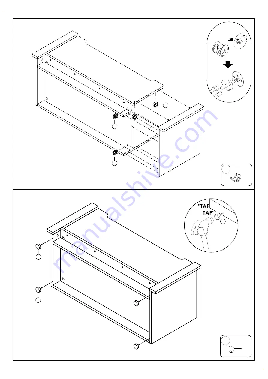 BIG FURNITURE WAREHOUSE KY047 Assembly Instruction Manual Download Page 9