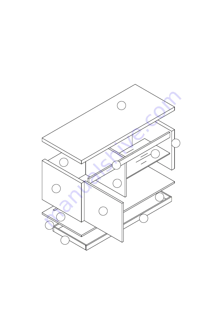 BIG FURNITURE WAREHOUSE POLAR G-POLTVUGRY Assembly Instructions Manual Download Page 3