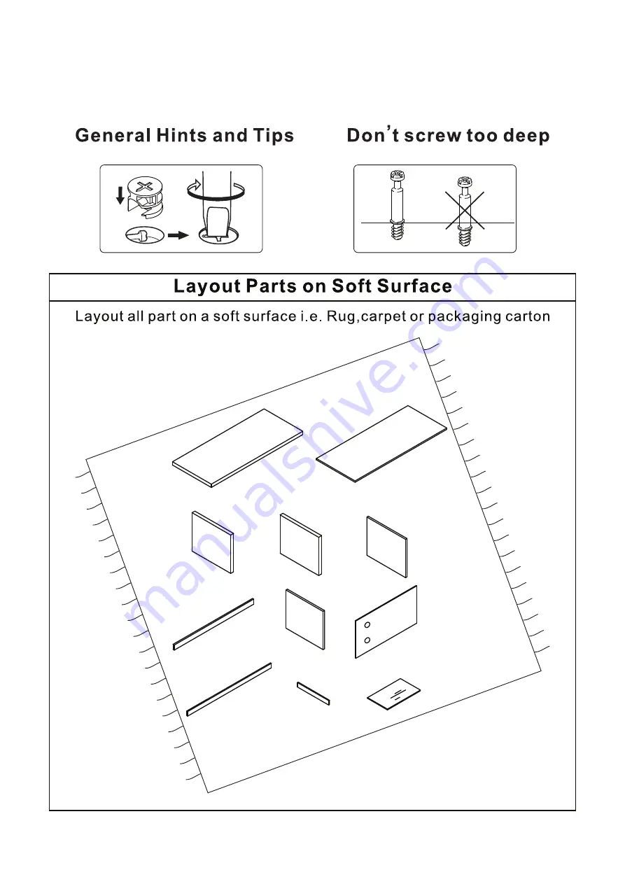 BIG FURNITURE WAREHOUSE POLAR G-POLTVUGRY Assembly Instructions Manual Download Page 6