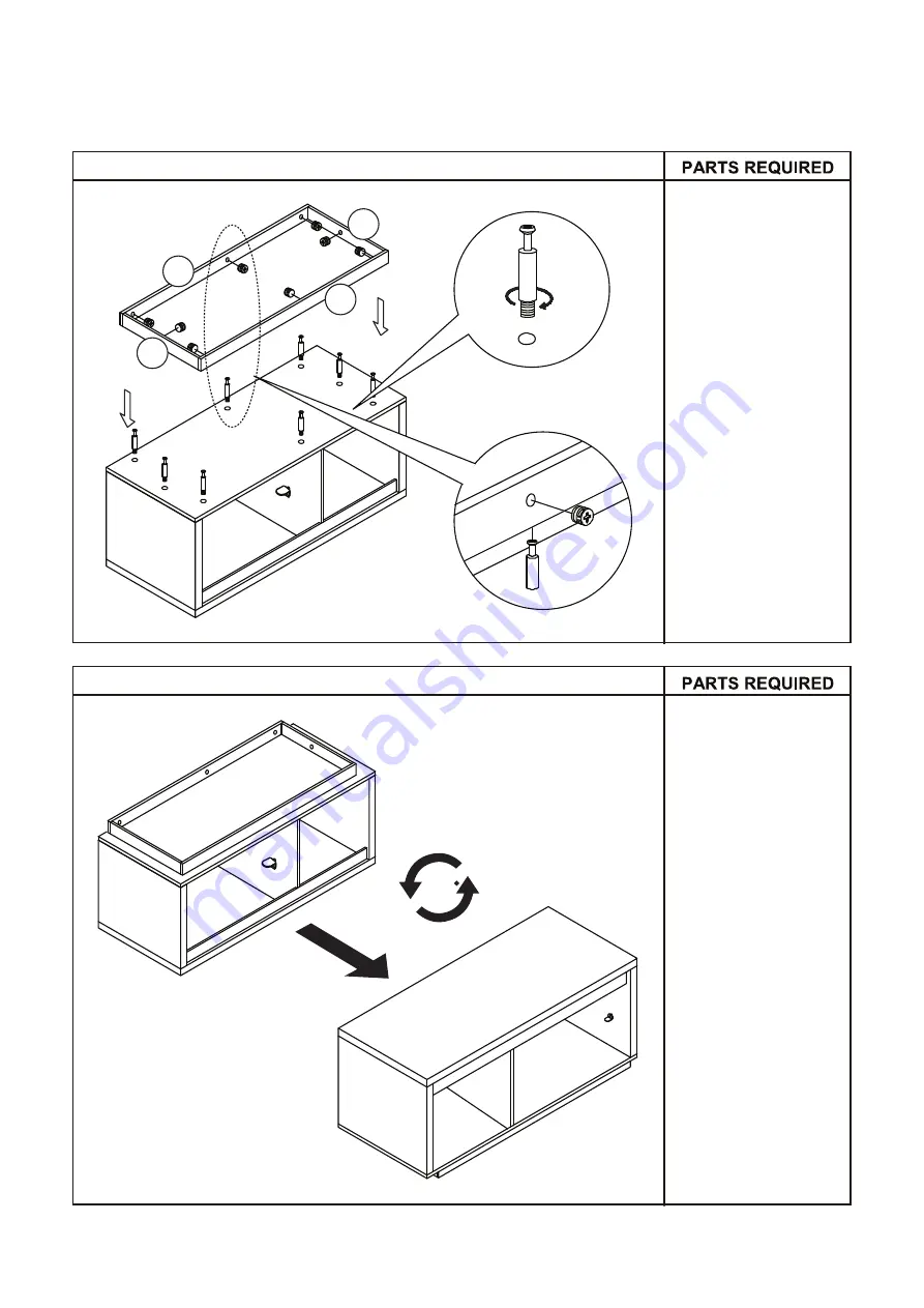 BIG FURNITURE WAREHOUSE POLAR G-POLTVUGRY Assembly Instructions Manual Download Page 10