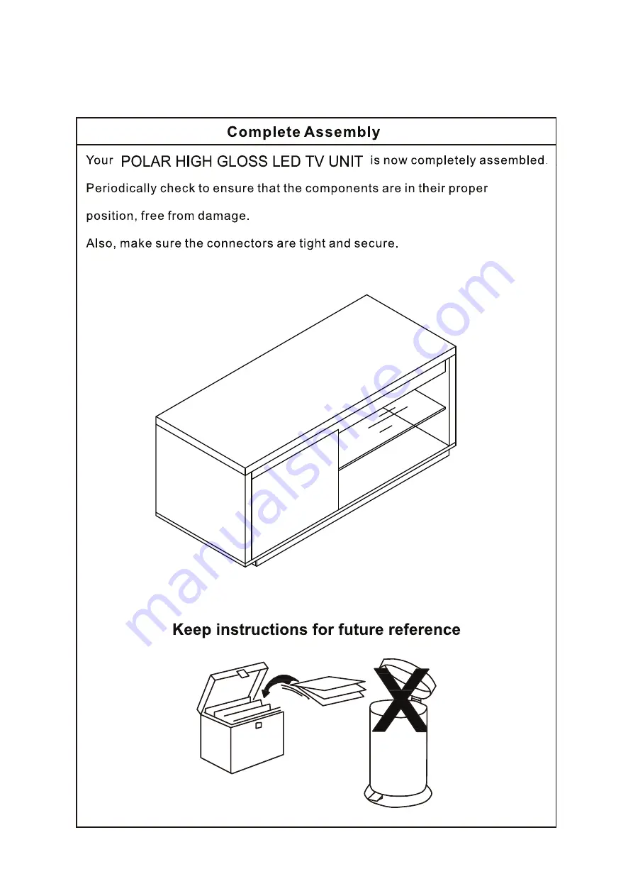 BIG FURNITURE WAREHOUSE POLAR G-POLTVUGRY Скачать руководство пользователя страница 12